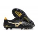 Mizuno Morelia Neo III Pro Firm Ground Men Yellow Black Football Shoes