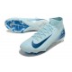 Nike Air Zoom Mercurial Superfly 10 Elite Firm Ground Men Blue Football Shoes