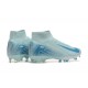 Nike Air Zoom Mercurial Superfly 10 Elite Firm Ground Men Blue Football Shoes