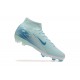 Nike Air Zoom Mercurial Superfly 10 Elite Firm Ground Men Blue Football Shoes