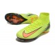 Nike Air Zoom Mercurial Superfly 10 Elite Firm Ground Men Chartreuse and Orange Football Shoes