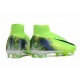 Nike Air Zoom Mercurial Superfly 10 Elite Firm Ground Men Green and Black Football Shoes