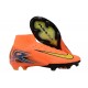 Nike Air Zoom Mercurial Superfly 10 Elite Firm Ground Men Orange and Yellow Football Shoes