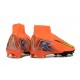 Nike Air Zoom Mercurial Superfly 10 Elite Firm Ground Men Orange and Yellow Football Shoes