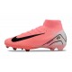 Nike Air Zoom Mercurial Superfly 10 Elite Firm Ground Men Pink and Black Football Shoes