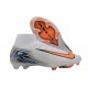 Nike Air Zoom Mercurial Superfly 10 Elite Firm Ground Men Orange White Football Shoes