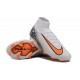 Nike Air Zoom Mercurial Superfly 10 Elite Firm Ground Men Orange White Football Shoes