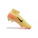 Nike Air Zoom Mercurial Superfly 10 Elite Firm Ground Men Yellow Pink Football Shoes