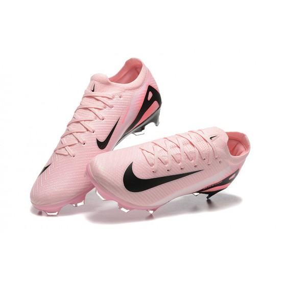 Nike Air Zoom Mercurial Vapor 16 Elite Firm Ground Men Pink and Black Football Shoes