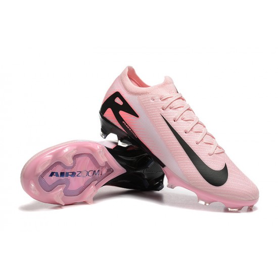 Nike Air Zoom Mercurial Vapor 16 Elite Firm Ground Men Pink and Black Football Shoes