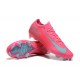 Nike Air Zoom Mercurial Vapor 16 Elite Firm Ground Men Pink and Blue Football Shoes