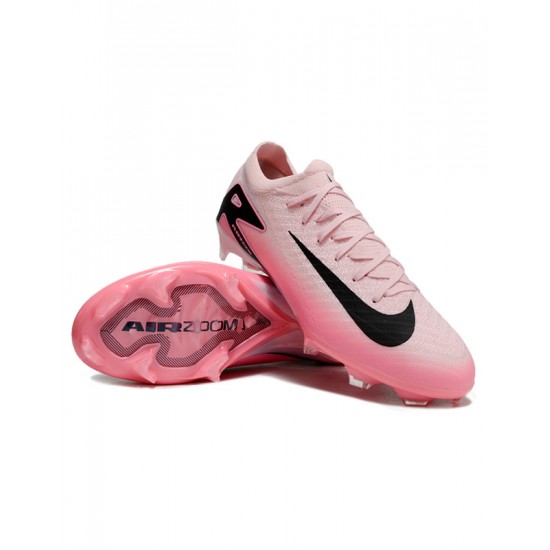 Nike Air Zoom Mercurial Vapor 16 Elite Firm Ground Men Pink Black Football Shoes