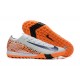 Nike Air Zoom Mercurial Vapor 16 Elite Turf Men  Orange and White Football Shoes