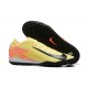 Nike Air Zoom Mercurial Vapor 16 Elite Turf Men Black Yellow  Football Shoes