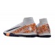 Nike Air Zoom Mercurial Superfly 10 Elite Turf White Orange Football Shoes