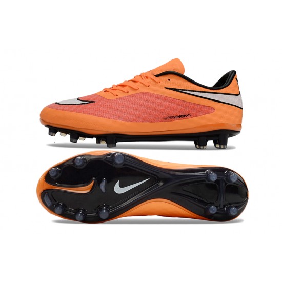 Nike Hypervenom Phantom I Firm Ground Men Orange Black Football Shoes