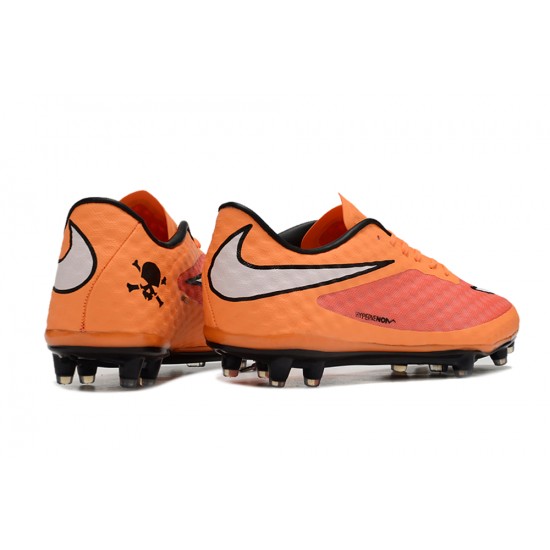 Nike Hypervenom Phantom I Firm Ground Men Orange Black Football Shoes