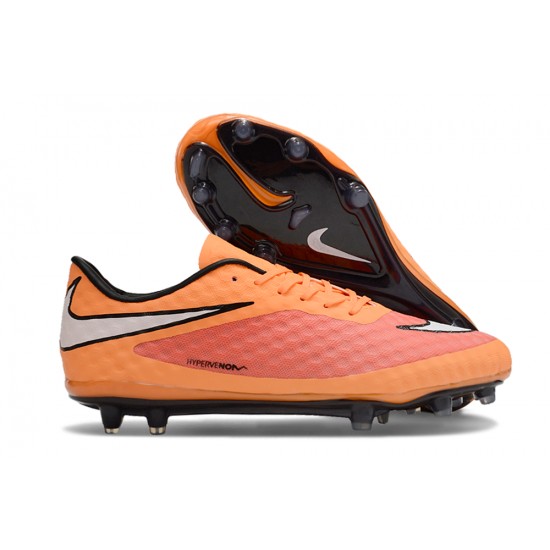 Nike Hypervenom Phantom I Firm Ground Men Orange Black Football Shoes