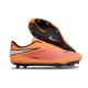 Nike Hypervenom Phantom I Firm Ground Men Orange Black Football Shoes