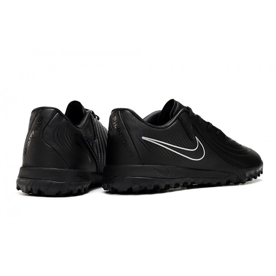 Nike Phantom GX II ACAD LV8 Turf Men Black White Football Shoes