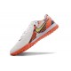 Nike Phantom GX II ACAD LV8 Turf Men White Orange Football Shoes