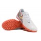 Nike Phantom GX II ACAD LV8 Turf Men White Orange Football Shoes