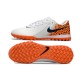 Nike Phantom GX II ACAD LV8 Turf Men White Orange Football Shoes