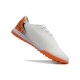 Nike Phantom GX II ACAD LV8 Turf Men White Orange Football Shoes