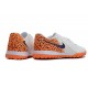 Nike Phantom GX II ACAD LV8 Turf Men White Orange Football Shoes