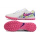 Nike Phantom GX II ACAD LV8 Turf Men White Pink Football Shoes