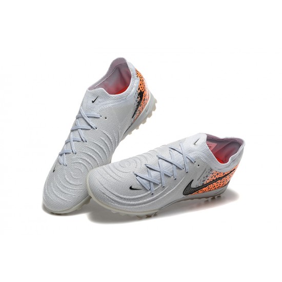 Nike Phantom GX II Elite Turf Men White Orange Football Shoes