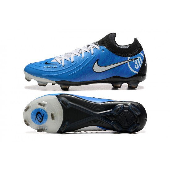 Nike Phantom Luna Elite Firm Ground Men Blue Black Football Shoes