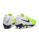 Nike Phantom Luna Elite Firm Ground Men Chartreuse and Black Football Shoes