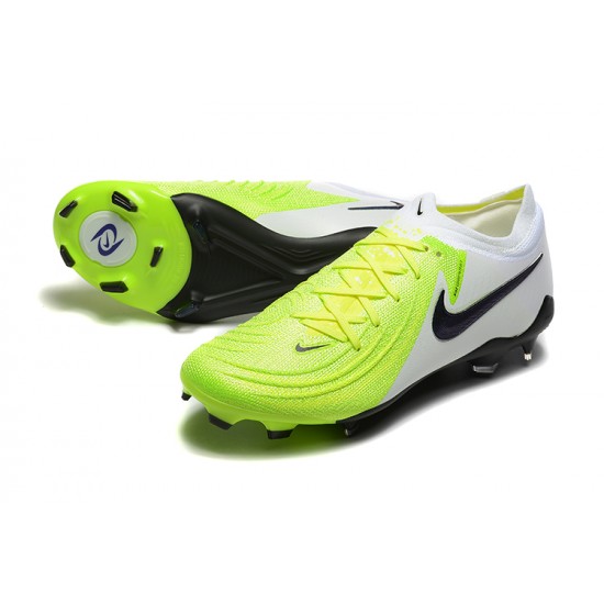 Nike Phantom Luna Elite Firm Ground Men Chartreuse and Black Football Shoes