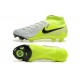 Nike Phantom Luna Elite Firm Ground High top Chartreuse Grey Football Shoes