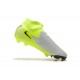 Nike Phantom Luna Elite Firm Ground High top Chartreuse Grey Football Shoes