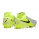 Nike Phantom Luna Elite Firm Ground High top Chartreuse Grey Football Shoes