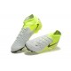 Nike Phantom Luna Elite Firm Ground High top Chartreuse Grey Football Shoes