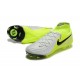 Nike Phantom Luna Elite Firm Ground High top Chartreuse Grey Football Shoes