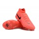 Nike Phantom Luna Elite Firm Ground High top Red Black Football Shoes