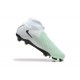 Nike Phantom Luna Elite Firm Ground High top Men White Black Football Shoes