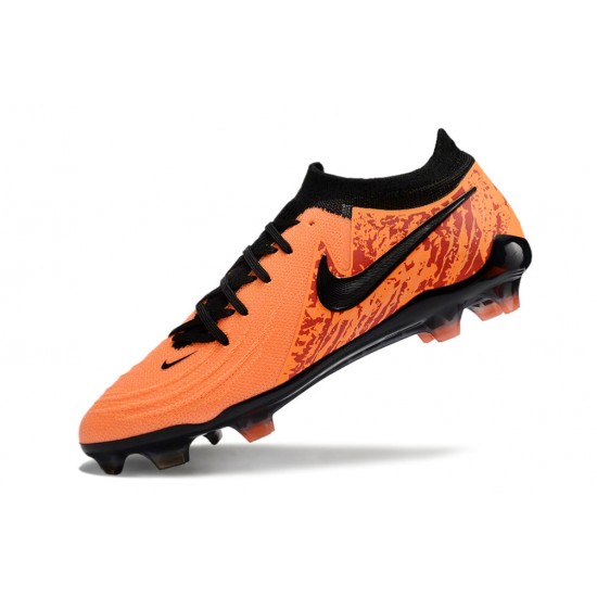 Nike Phantom Luna Elite Firm Ground Men Orange Black Football Shoes