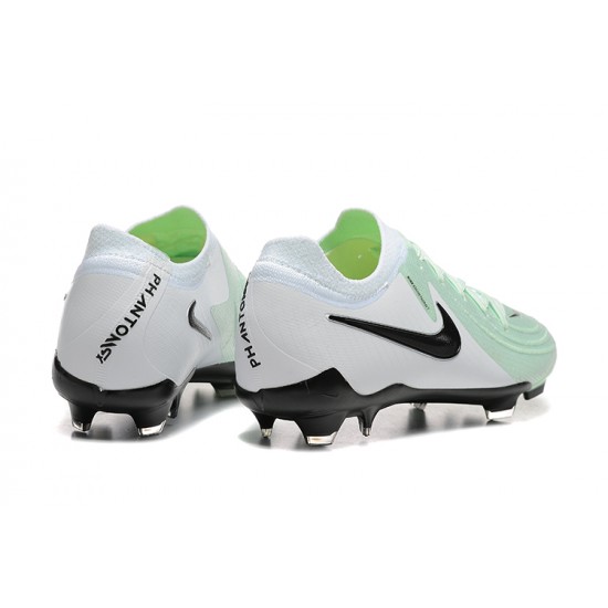 Nike Phantom Luna Elite Firm Ground Men White Black Football Shoes