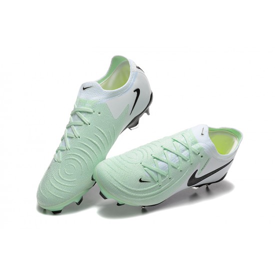 Nike Phantom Luna Elite Firm Ground Men White Black Football Shoes