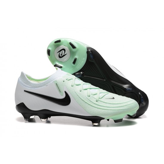 Nike Phantom Luna Elite Firm Ground Men White Black Football Shoes