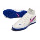 Nike Phantom Luna Elite Turf High top Men White Blue Football Shoes