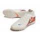 Nike Phantom Luna Elite Turf High top Men White Yellow Football Shoes