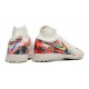 Nike Phantom Luna Elite Turf High top Men White Yellow Football Shoes