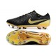 Nike Tiempo Legend 10 Elite Firm Ground Men Black Yellow Football Shoes