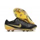 Nike Tiempo Legend 10 Elite Firm Ground Men Black Yellow Football Shoes